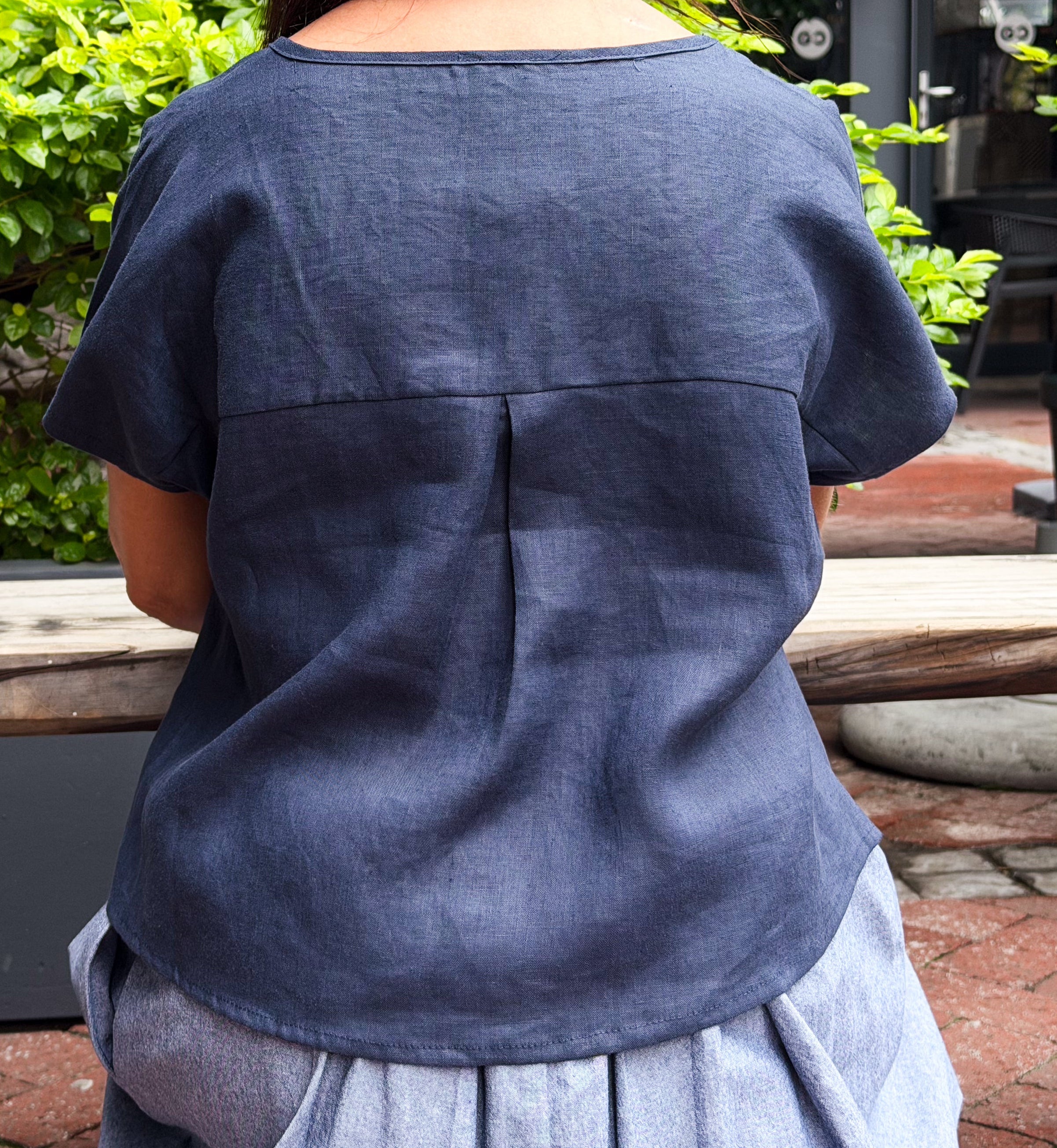 Tuscan Linen Top